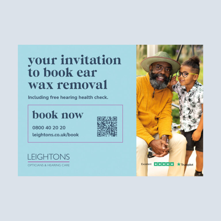 Ear Wax Removal Invitation