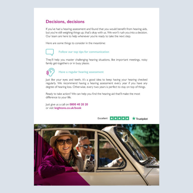 Decisions & Information Insert