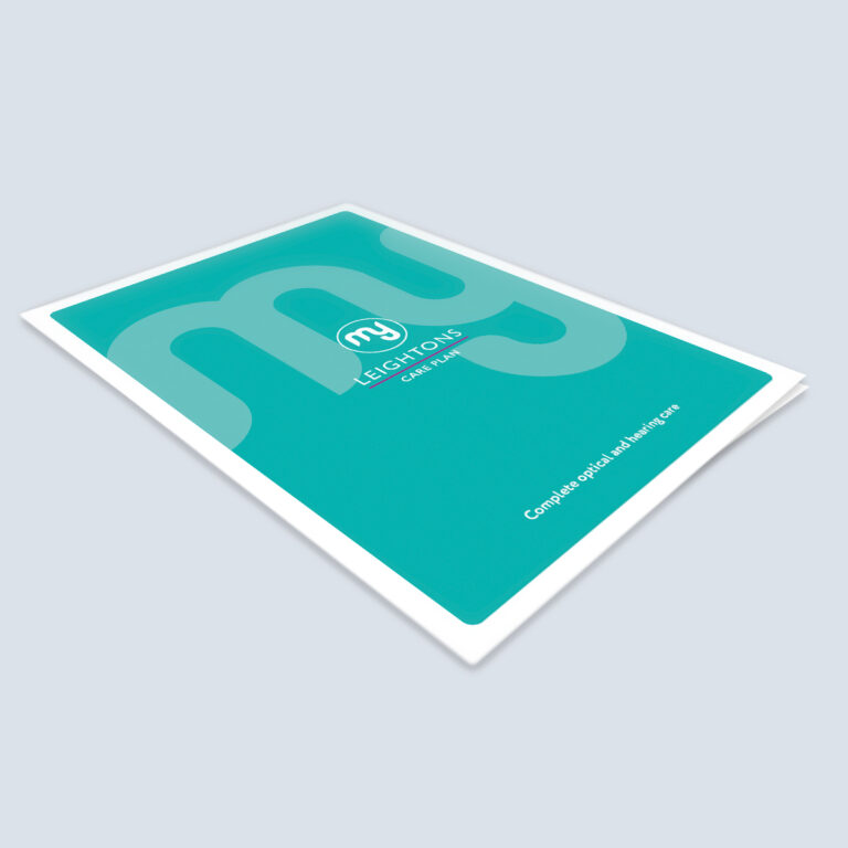 MyLeightons Care Plan A5 Leaflet