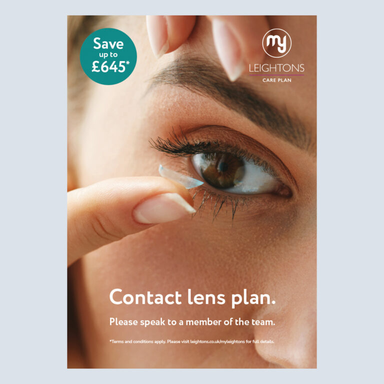 MyLeightons Contact Lens Plan Poster