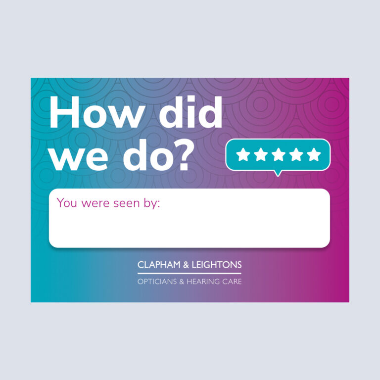 How Did We Do Trustpilot Cards – Clapham & Leightons