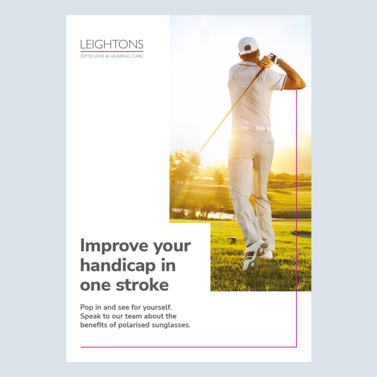 Sunglasses-Golf Poster