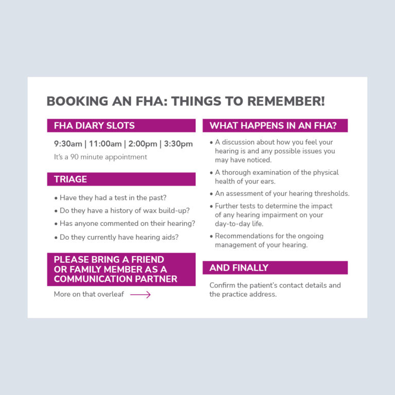 Booking An FHA Postcards