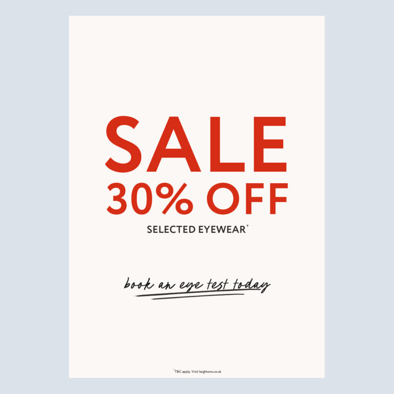 Sale 30% Off Poster
